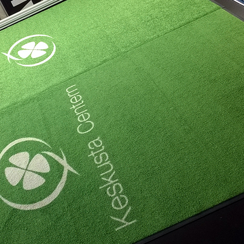 LOGO entrance mats with different prints