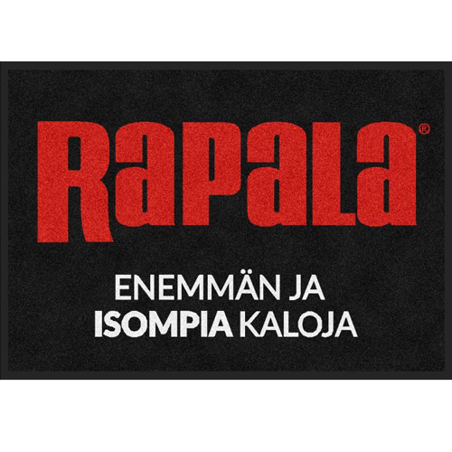 Rapala-logomatta i entrén